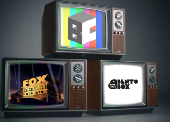 Bento Box, Fox y Block Chain en televisores antiguos.