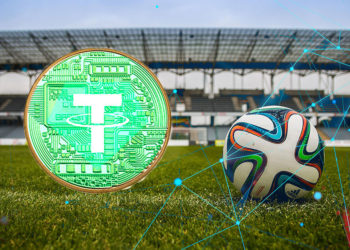Estado de fútbol y Tether.