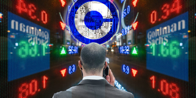 coinbase acciones comerciadas inversionistas goldman sachs