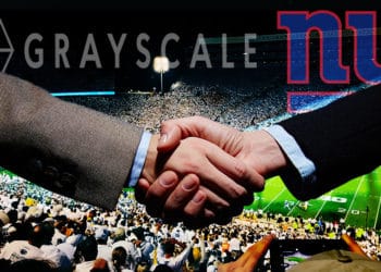 grayscale patrocinador new york giants nfl
