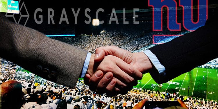 grayscale patrocinador new york giants nfl