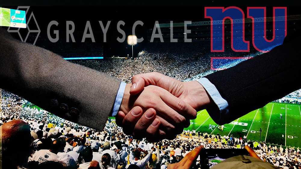 grayscale patrocinador new york giants nfl