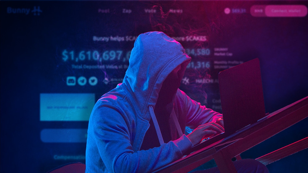 hacker explota plataforma Defi Binance pancake bunny robo millones dóalres