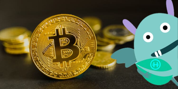 Bitcoin y logo de Hodl Hodl.