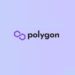 Logo de Poligon, la blockchain interoperable.