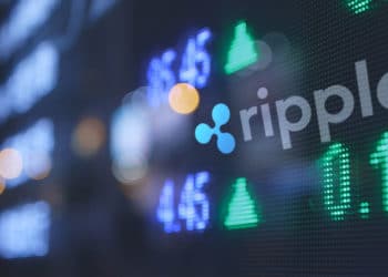 Pantalla de bolsa con logo de ripple.