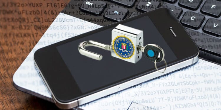 Teléfono encriptado por el FBI.