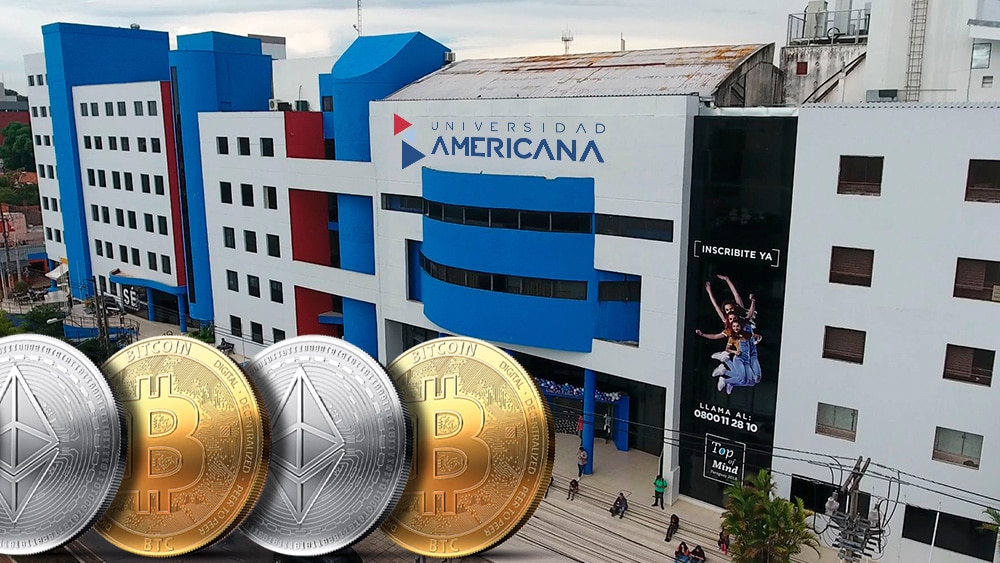 Universidad Americana y bitcoins y ethers.