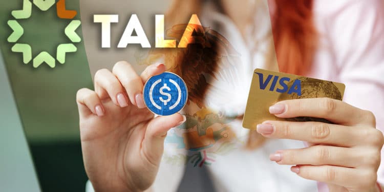 plataforma pagos stabñecoin usdc méxico tala
