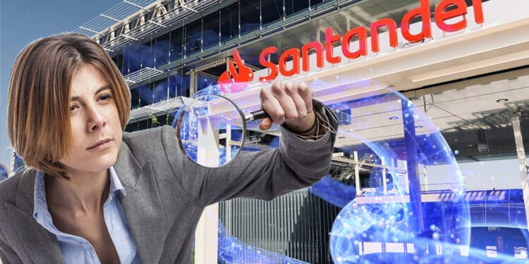 Santander y Elliptic se unieron para analizar las operaciones con criptomonedas de sus clientes. Composición por CriptoNoticias. @asier_relampagoestud / freepik.com; iLexx / elements.envato.com; Banco Santander / santander.com.