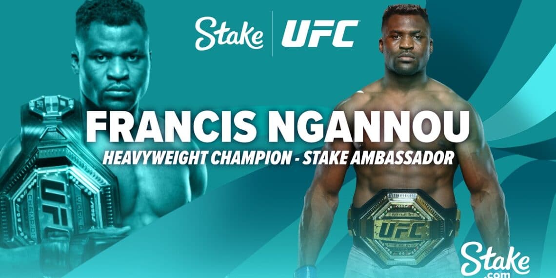 Cripto casino Stake.com asocia a Francis Ngannou