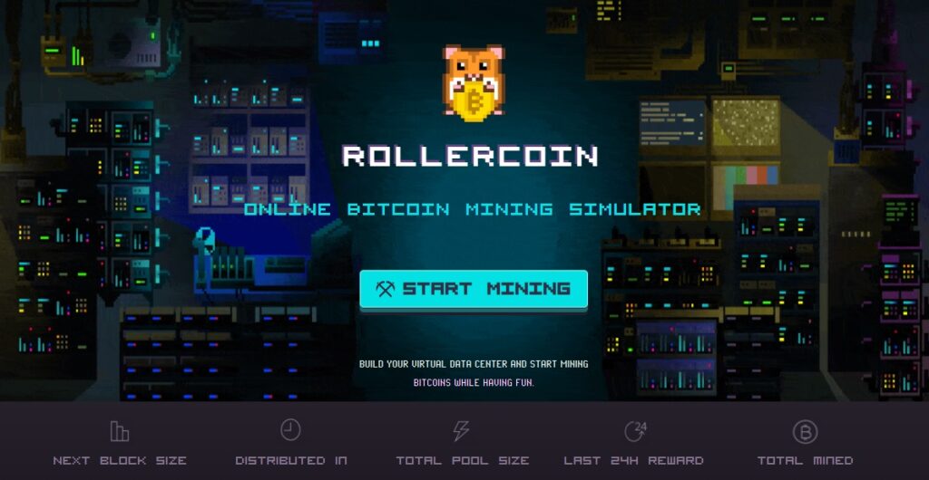 RollerCoin  - simulador de minería de bitcoin - ganar criptomonedas