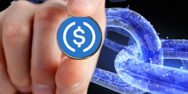 USDC y blockchain.