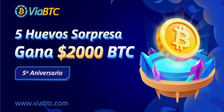 ViaBTC celebra su quinto aniversario