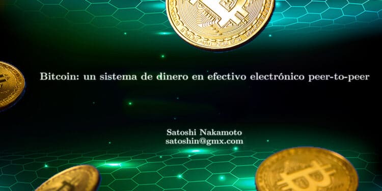 Frase de Satoshi con bitcoins y redes.