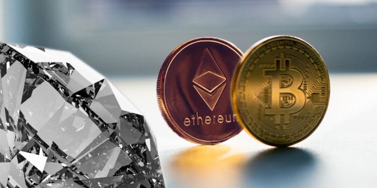 Diamante, btc y eth.