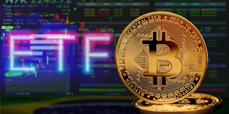 ETF y itcoin con gráficos.