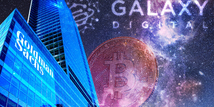 unión goldman sachs galaxy digital futuros bitcoin