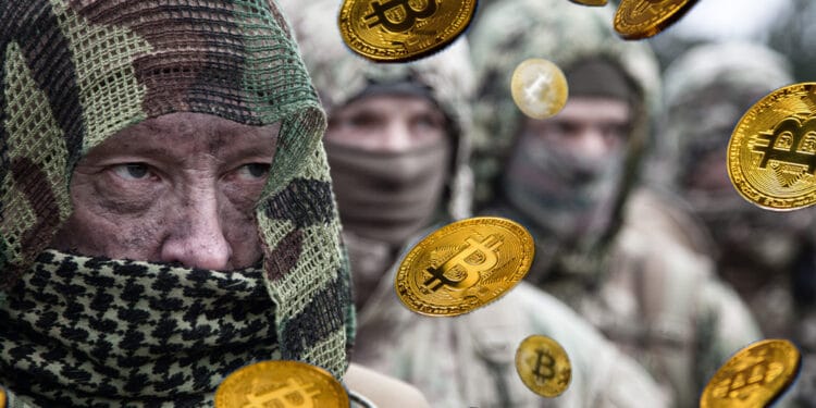 Encapuchados y lluvia de btc.