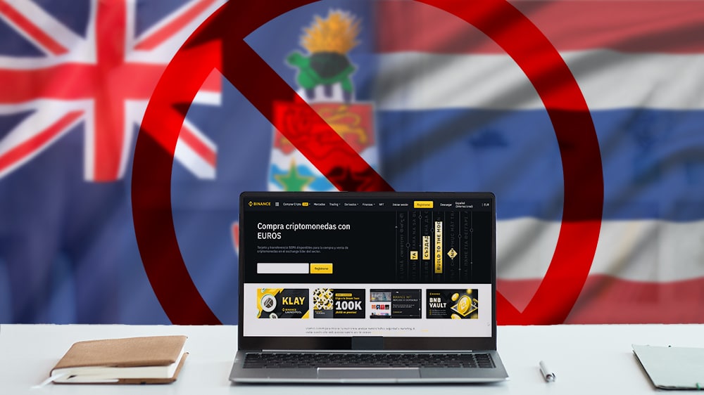 prohibiciones operaciones criptomonedas binance países