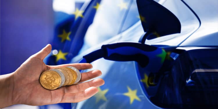 recargas automóviles electricos europa pagos criptomonedas