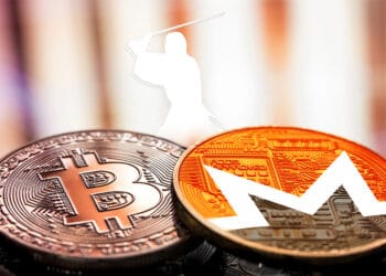 Bitcoin y Monero con logo de Samourai Wallet.