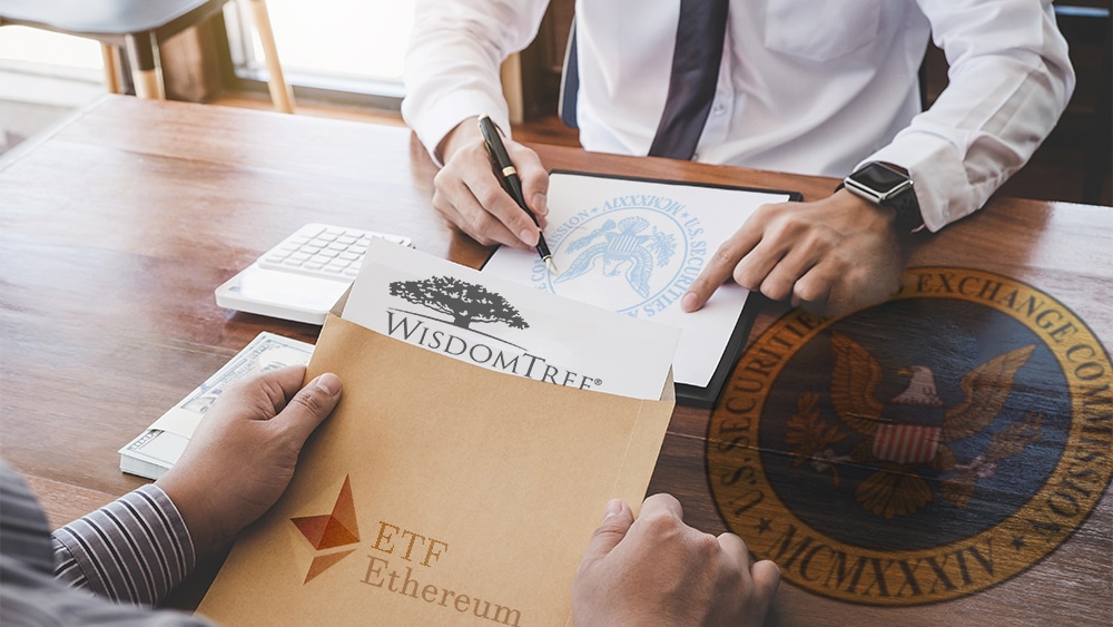 solicitud etf etheruem SEC Wisdom Tree EE UU