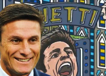 Cartel de Zanetti y su rostro.