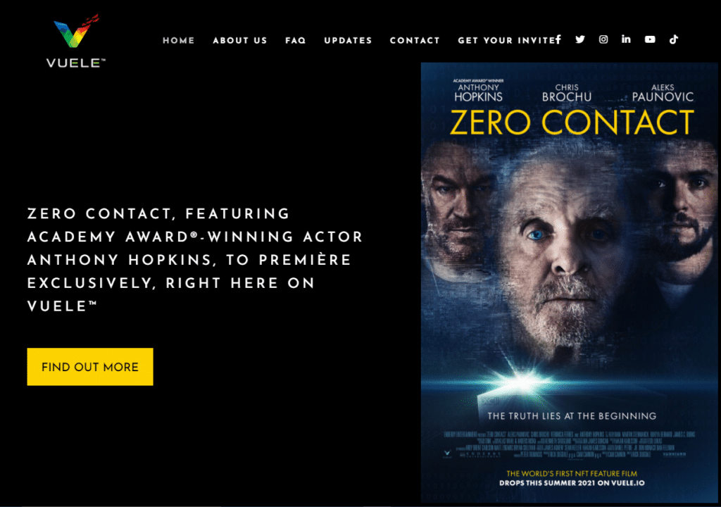 Póster de Zero Contact.