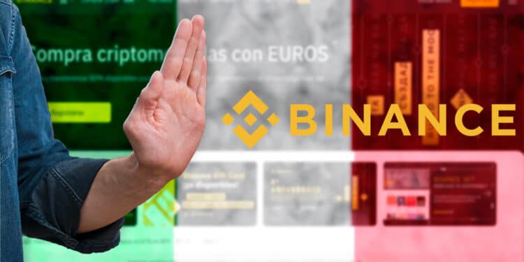 regulador italia limita operaciones casa cambio criptomonedas binance