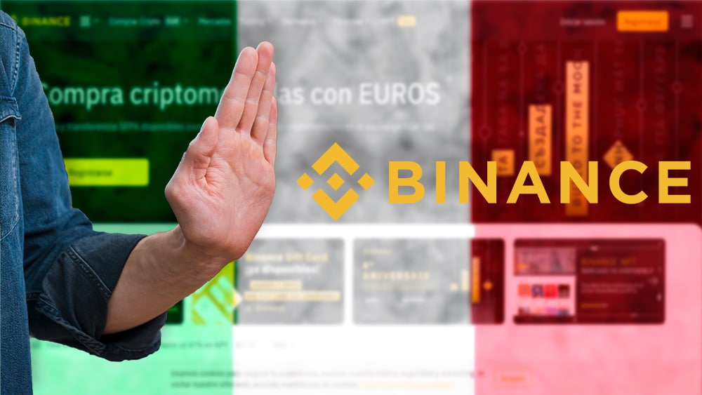 regulador italia limita operaciones casa cambio criptomonedas binance