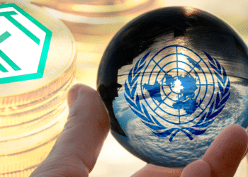 Aleph con logo de la ONU, BTC y NFT.