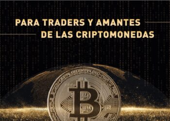 Moneda Bitcoin en el espacio con la tierra detrás