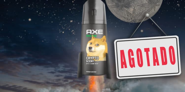 desodorante axe dogecoin elon musk agotado