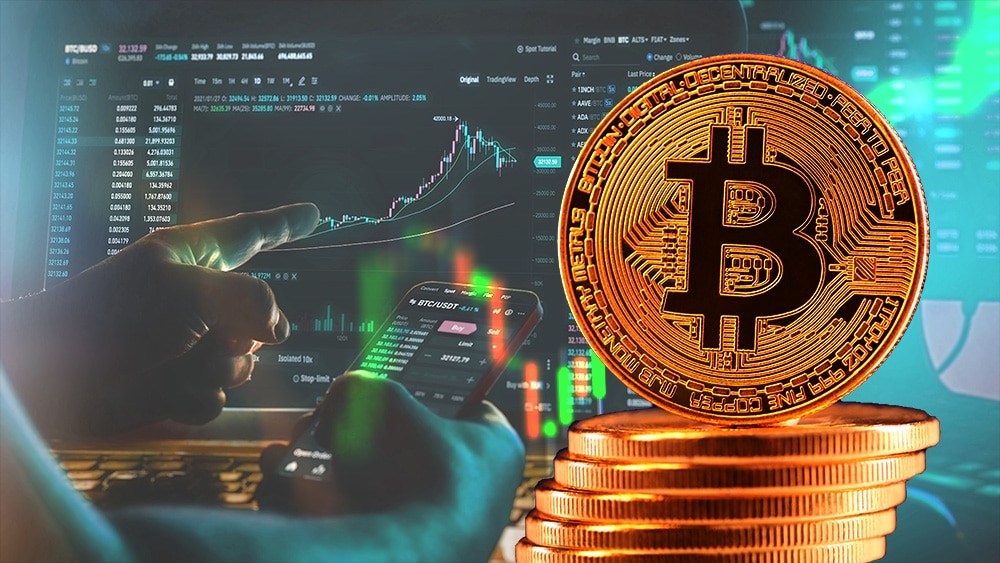 BTC con gráficos.