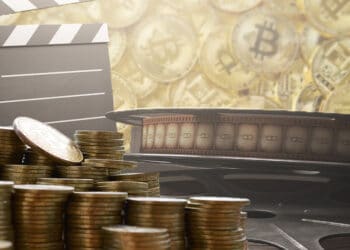 Componentes cinematográficos y bitcoins.