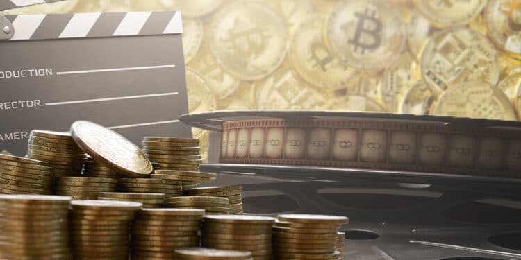 Componentes cinematográficos y bitcoins.