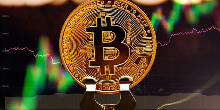 mercados día precio bitcoin sobre usd 30.000 métricas alcistas