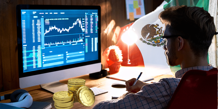 Organismo mexicano detectó la actividad ilegal de más de 10 exchanges en ese país. Composición por CriptoNoticias Fuentes:  insta_photos  /  elements.envato.com  ;  twenty20photos  /  elements.envato.com  ;  pngegg.com .