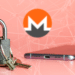 Teléfono candado y logo de Monero.