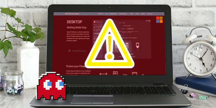 virus troyano monedero bitcoin criptomonedas specter wallet