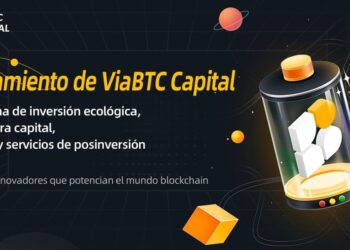 Pancarta promocional de ViaBTC Capital, fondo de capital de riesgo para proyectos blockchain