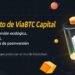 Pancarta promocional de ViaBTC Capital, fondo de capital de riesgo para proyectos blockchain