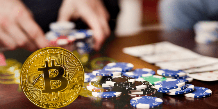 Mesa de apuestas y BTC.