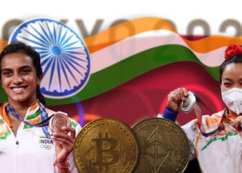 medallistas olímícos india recibiran criptomonedas bitcoin ether