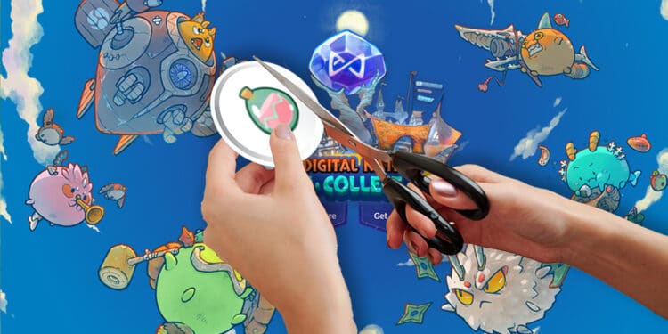 Axie infinity recorta recompensa SLP jugadores aumento precio token
