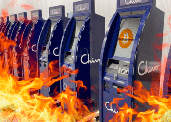 Cajeros de BTC Chivo en llamas.