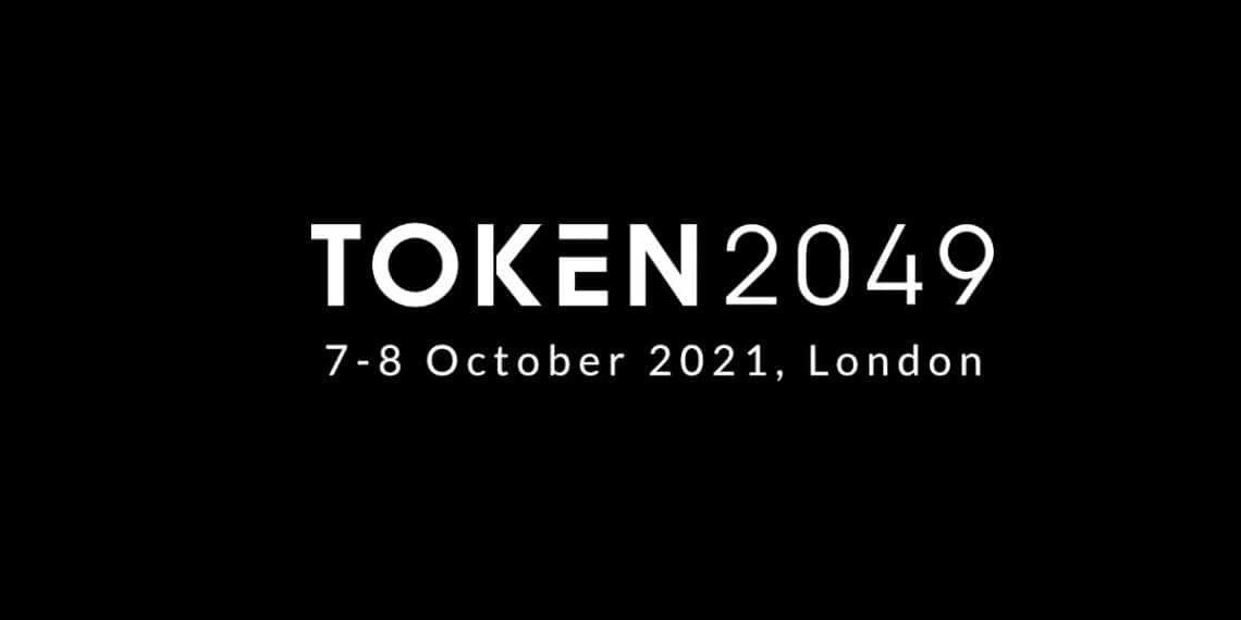 Pancarta promocional del evento Token2049