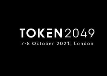 Pancarta promocional del evento Token2049