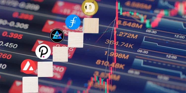 criptomonedas mejor valuaas semana dogecoin filecoin beam polkdot avalanche